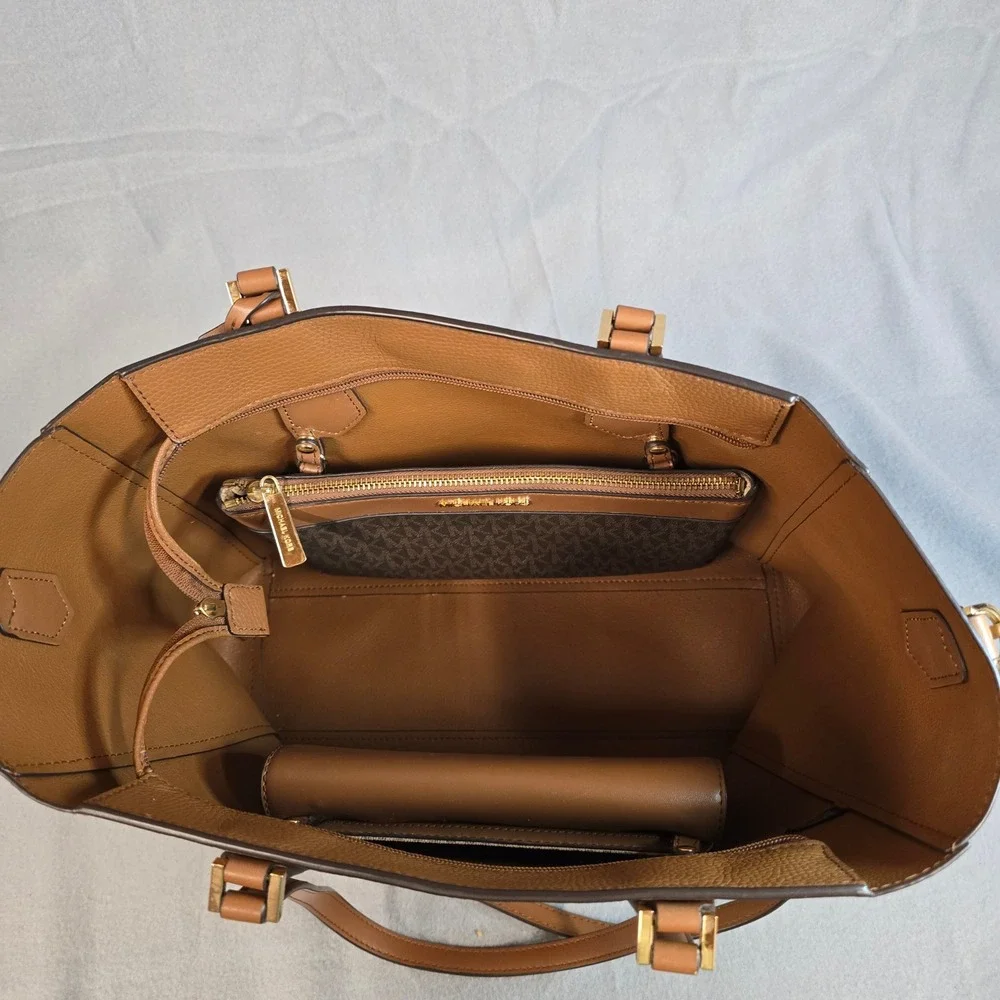 Luggage‎ Brown Pebbled Leather Bag 35H0GKFT9T